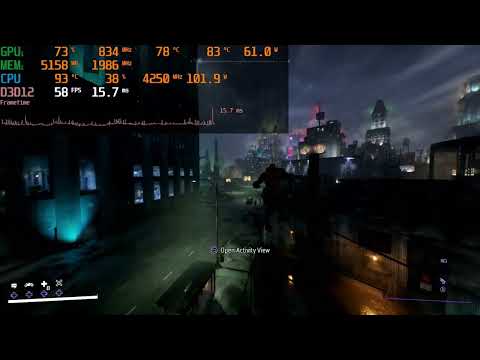 Asus ROG Strix G15 Advantage Gotham Knights 1080p Low-Highest + FSR Update