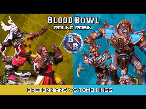Bretonnians vs Tomb Kings | Blood Bowl Battle Report #games #bloodbowl