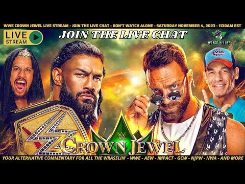 WWE Crown Jewel Live Stream - Join Our Live Chat! 1130AM ET Start Time #wwecrownjewel #crownjewel