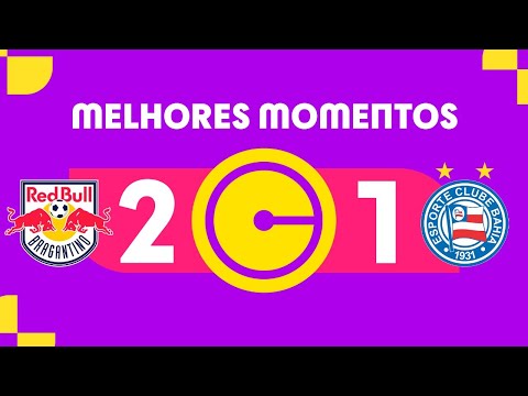 Gols e lances de Red Bull Bragantino x Bahia