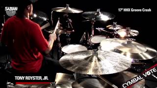 Video thumbnail for CYMBAL VOTE - Tony Royster Jr Demo's the 17" HHX Groove Crash by SABIAN Cymbals