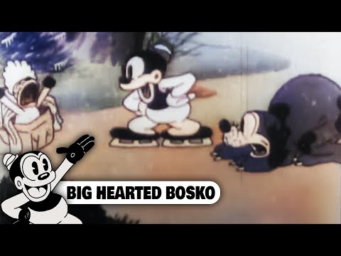 BIG HEARTED BOSKO - Bosko Cartoons (1932) | Full Cartoon Episode