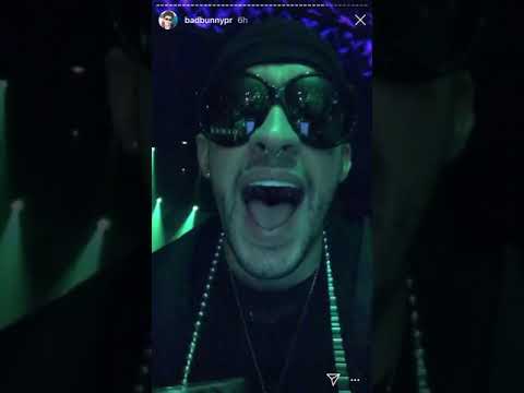 Bad Bunny  Live Instagram estreno YHLQMDLG