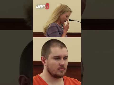 #AaronDavis' mom victim impact statement: "#BrandonRisner took away the cooler older brother"