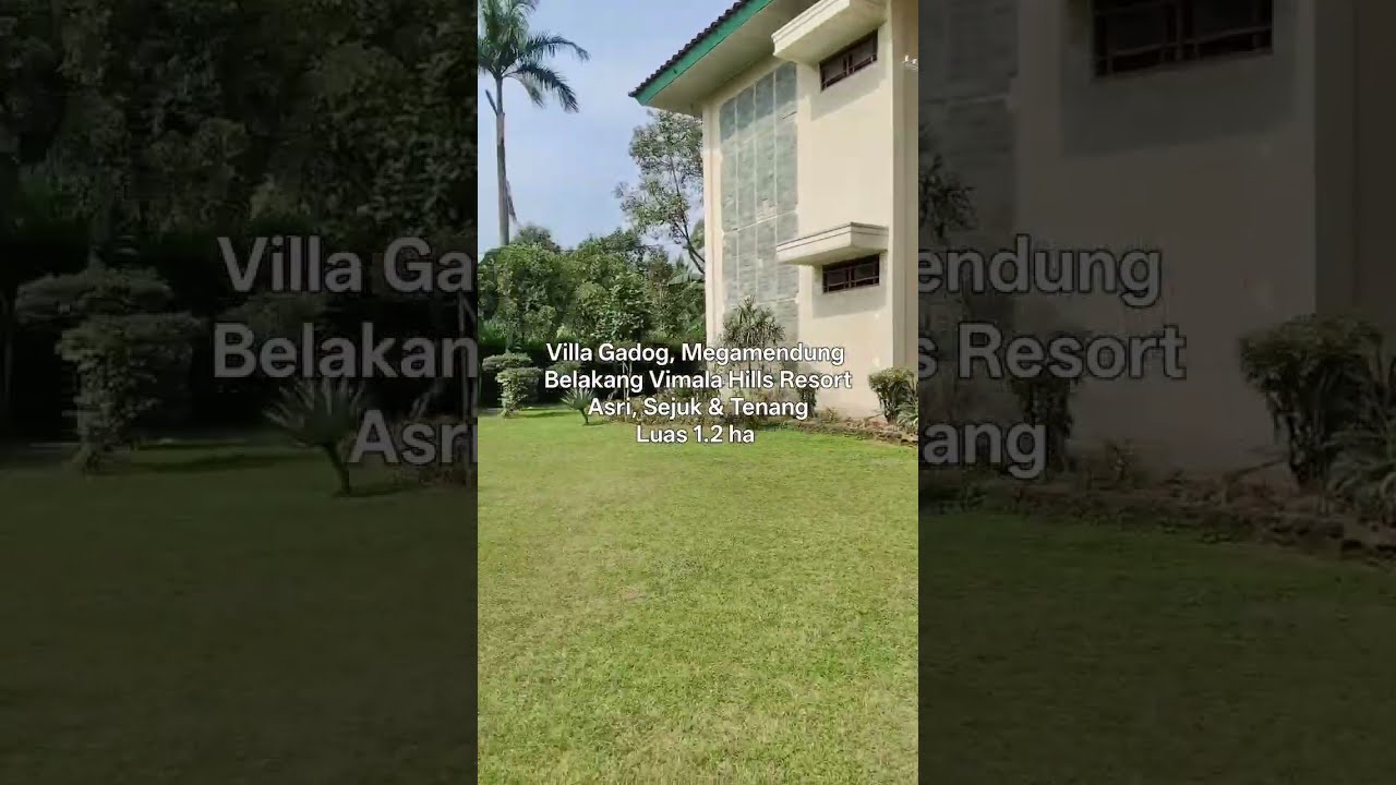 Dijual Villa Cantik & Asri, 2 Lantai Fully Furnished di Gadog Megamendung Puncak, Belakang Vimala Hills Resort, Bogor