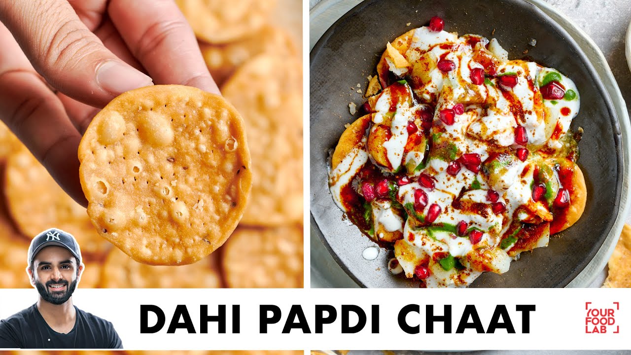Dahi Papdi Chaat Recipe | Crispy & Khasta Home-made Papdi | Chaat Chutneys | Chef Sanjyot Keer