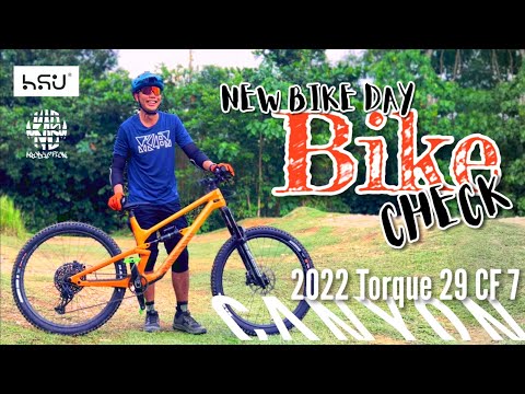 NEW BIKE DAY, 2022 CANYON Torque 29 CF 7 BIKE Check (Shout Out Sesh)