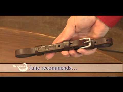 Julie Goodnight: When to use a Curb Strap or Curb Chain (Circle Y Curb Strap)