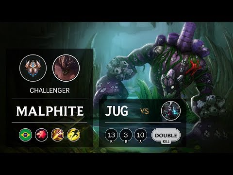 Malphite Jungle vs Ekko - BR Challenger Patch 9.19