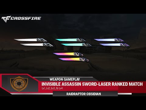 Invisible Assassin Sword-Laser Rank Match & Blue Neon Killmarks (Gameplay) || CrossFire Philippines