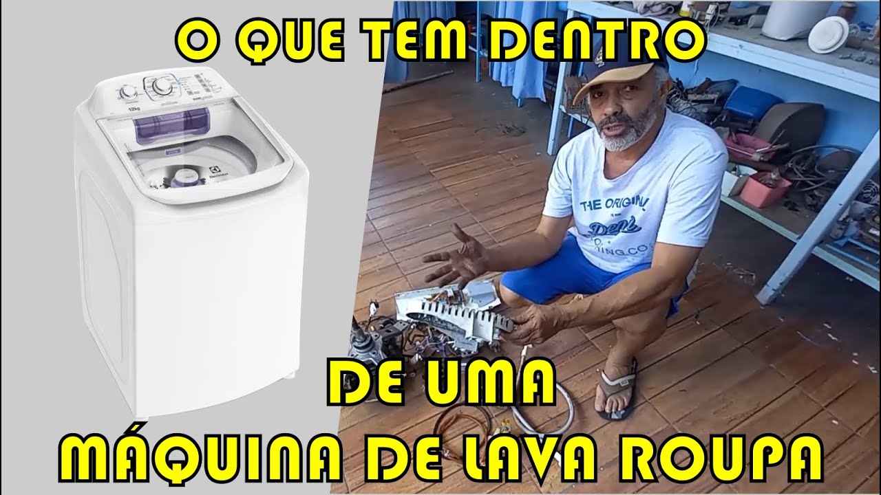 RECICLANDO PEÇAS DE MÁQUINA DE LAVAR ROUPA
