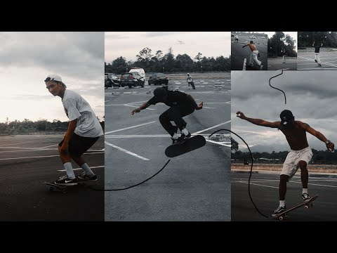 HAPUVLOG : skate sore hari di bandara timika papua w/ Pizza Boyss  & @Gandong Squad