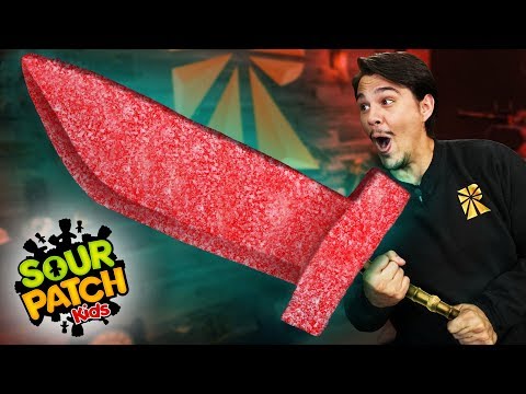 DIY Giant Sour Patch Kids Sword!