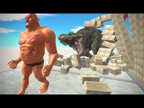 Only Fast Runners will Escape T-REX Trap - Animal Revolt Battle Simulator | ARBS