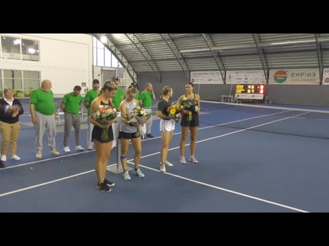 4th W25 EMPIRE Women's Indoor 2022: Doubles Final Ceremony / Ceremoniál po finále štvorhry