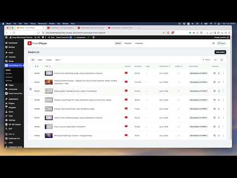 Preview FluentPlayer video player for WordPress