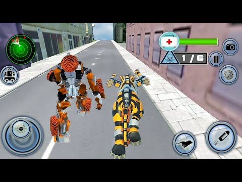 Ultimate Robot Lion Vs Tiger Robot Transform || Robot Transformation Gameplay
