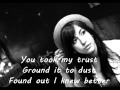 Kate Voegele - Devil In Me (acoustic) Lyrics