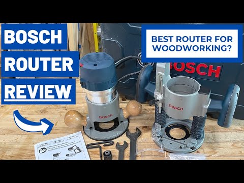 Bosch 1617EVSPK Router Review (Fixed & Plunge Base) // Best All-around Woodworking Router?