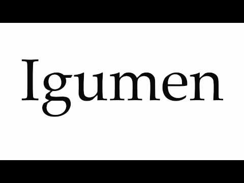 How to Pronounce Igumen