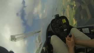 preview picture of video 'Gliding Training: center thermals'