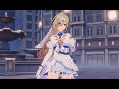 【Honkai Impact 3】 Durandal Wedding Costume (Dea Anchora) in Action