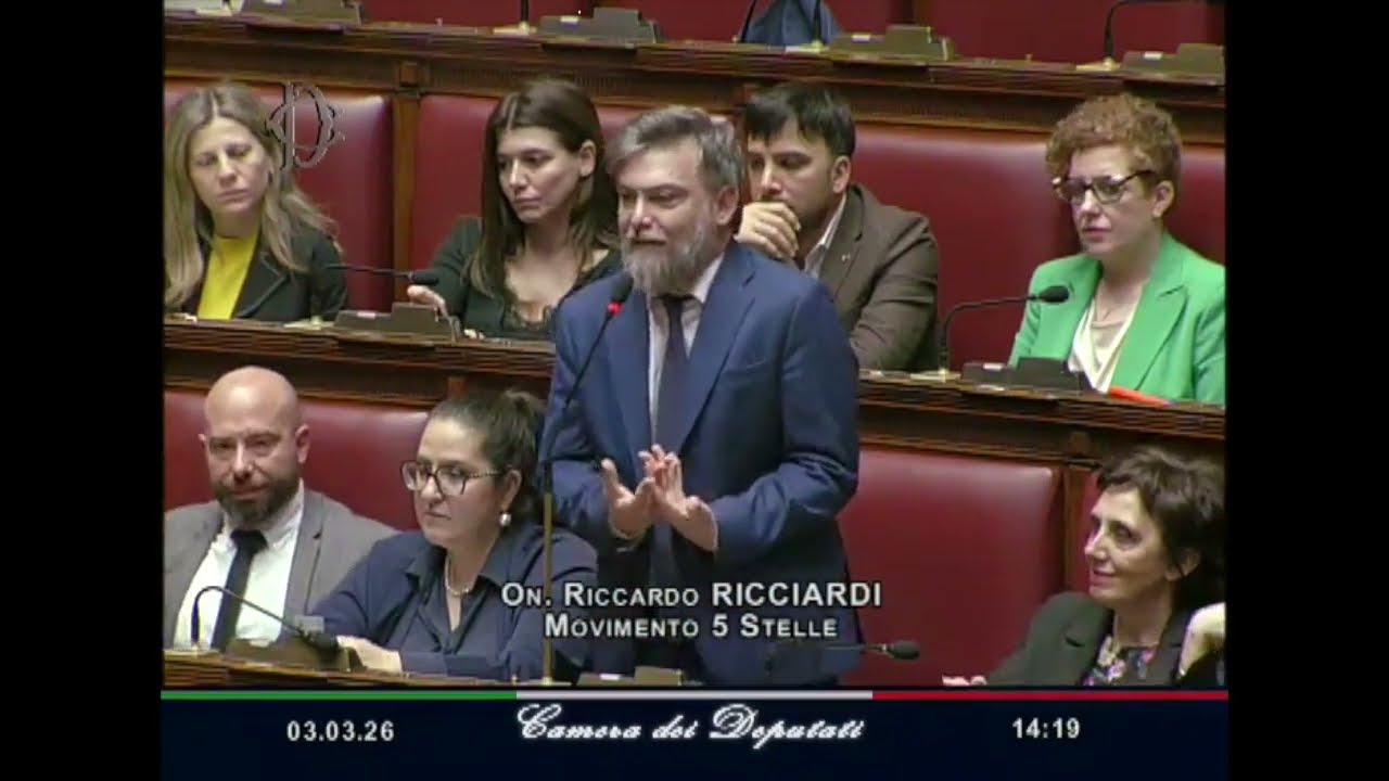 RICCIARDI: “CROSETTO, MINISTRO DELLA DIFESA IN UNO SCENARIO DI GUERRA, MELONI VENGA IN AULA"