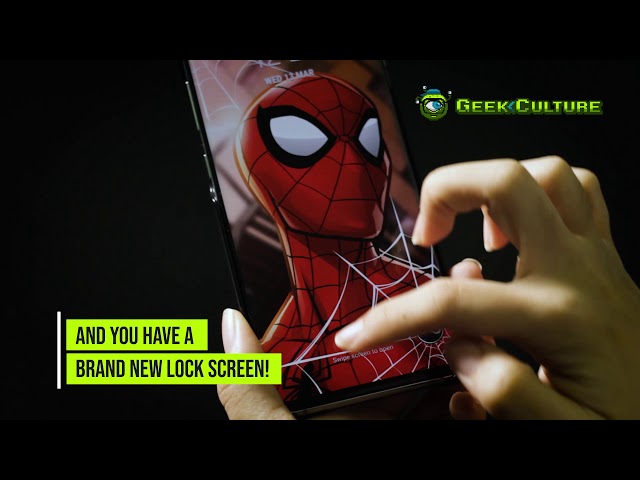 Video Teaser für Galaxy Friends Marvel Smart Cover for Galaxy S10 - Spider-Man Edition