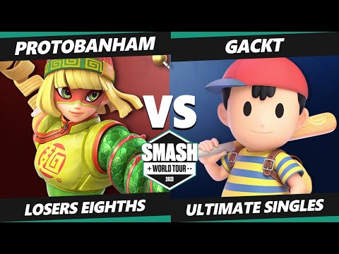 SWT Japan Online Qualifier Match - Protobanham (Min Min) Vs. Gackt (Ness) SSBU Ultimate Tournament