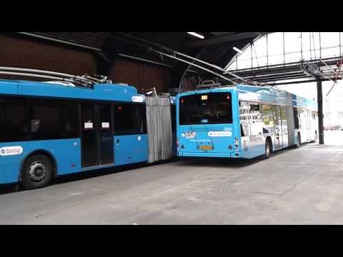 pendelbus vanuit Breng remise richting Arnhem station