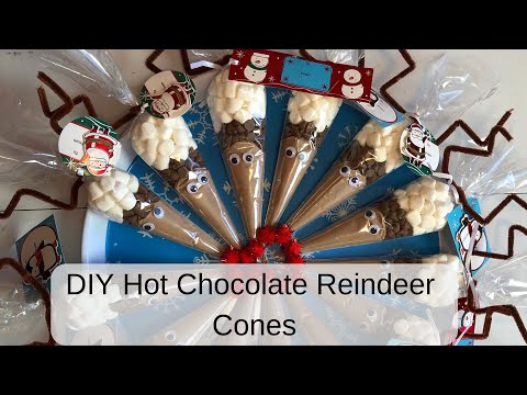 DIY Hot Chocolate Reindeer Cones (CoCoa)