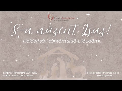 EERG LIVE - Seară de colinde - 13 Decembrie 2025