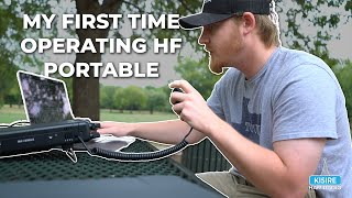 My First Time Operating My Ham Radio While Portable!