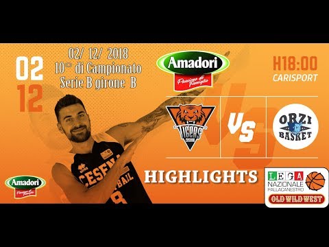 2/12/2018 Highlights Amadori Tigers Cesena Vs Orzinuovi