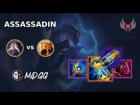 MID.GG: [ Assassadin ] Kassadin MID vs Azir | NA GRANDMASTER | LOL Season 2025