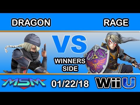 MSM 130 - Dragon (Sheik) Vs. Rage (Link) Winners Side - Smash 4