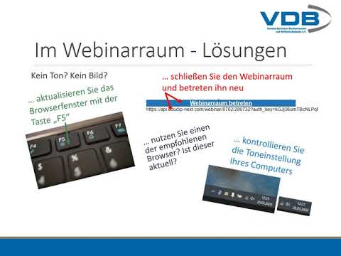 VDB Webinare Anleitung