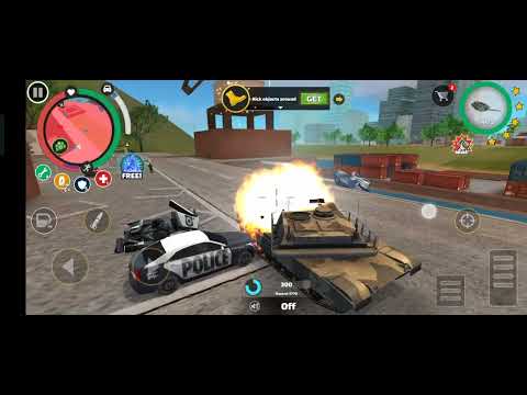Indian Army Tank #ropeherovicetown gameplay || Rope Hero New mission