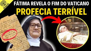 CHOCANTE: A Verdade Sobre o 3º Segredo de Fátima Apareceu. Escrito a Mão Pela Irmã Lúcia
