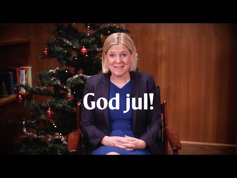 Magdalena Andersson önskar god jul!