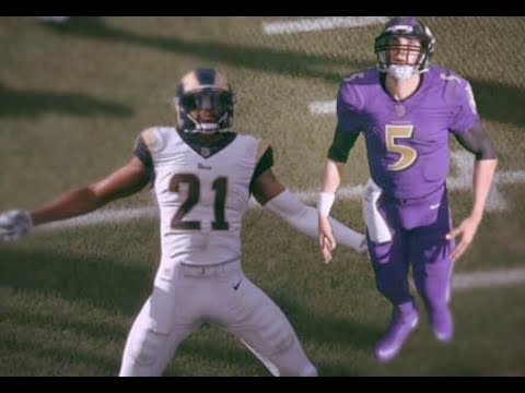 Baiting Joe Flacco!!!- Madden 18 career mode Cb gameplay