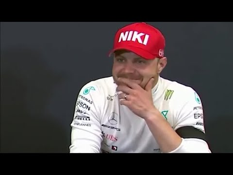 Bottas and his 8 Finnish friends