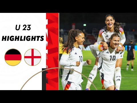 U 23 feiert Schützenfest gegen England! | Deutschland vs. England | U 23-Länderspiel der Frauen