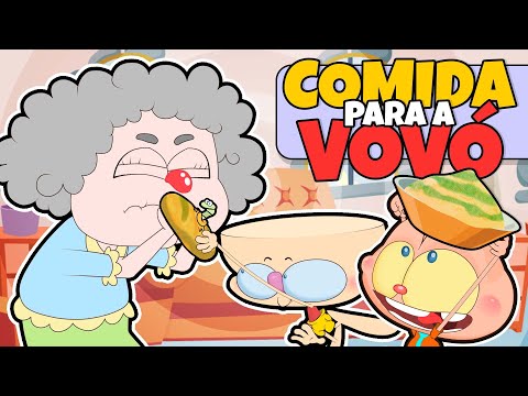 Capa de Mongo e Drongo dão PÃO VELHO pra Vovó Fofó - Desenho Animado