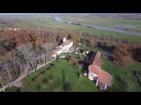 Aerial Orbit of Le Gite in France