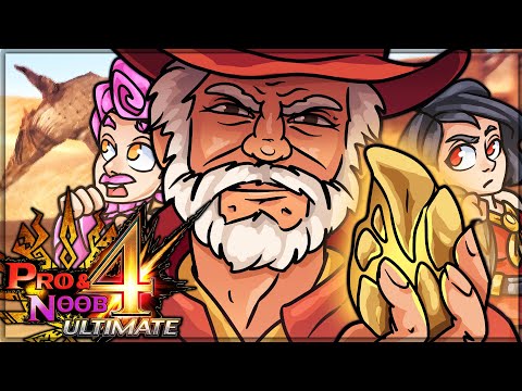 4 ULTIMATE IS REAL - Pro and Noob VS Monster Hunter 4 Ultimate! (Multiplayer Gameplay)