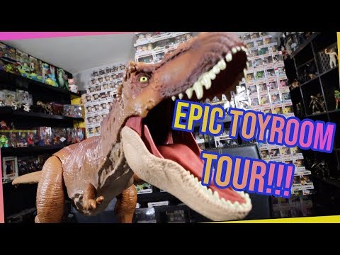 Epic Toy Room Tour! Batman, MOTU Classic, Pops, Lego, Vintage Toys & more - Behind The Collector #7
