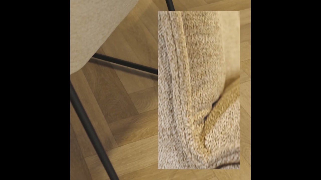 Scandinavische eetkamerstoel Jelle taupe