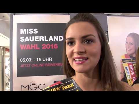 Die Miss Sauerland - Wahl 2016 mit Miss Germany Lena Bröder