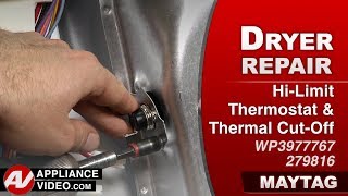 Maytag Dryer Will Not Heat - Thermal Cut-Off Repair and Diagnostic